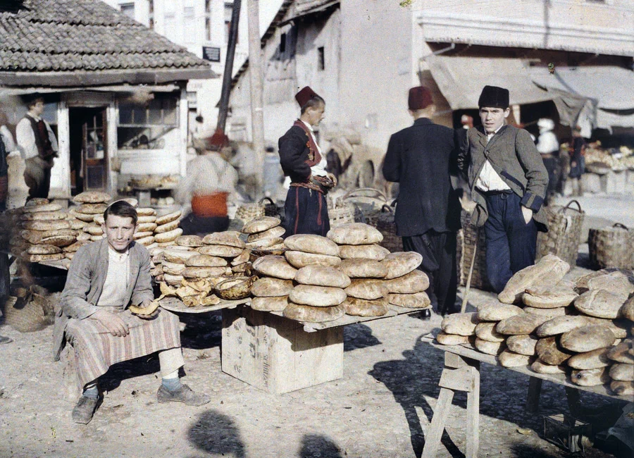 1912년, 사라예보의 빵가게