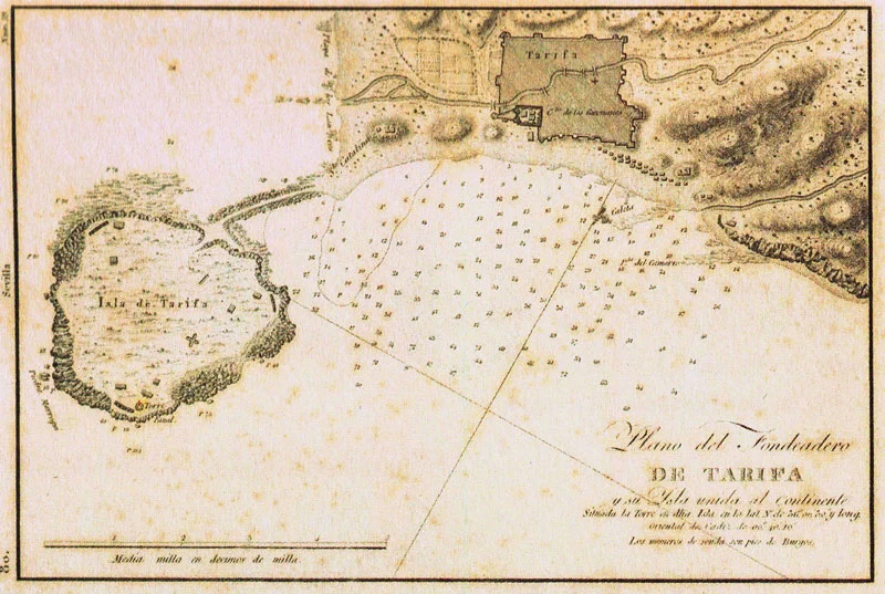 서유럽 이베리아 반도 남부 타리파(Tarifa) 시 근교에 위치한 타리파 섬(Isla de Tarifa, 라스팔로마 섬이라고도 함)은 유럽의 최남단에 위치해 있다. 5