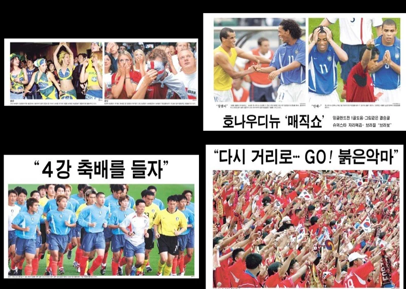 2002년 한일월드컵(공식 명칭: 2002 FIFA World Cup Korea/Japan™)이 열린 2002년 5월 31일부터 6월 30일까지 동아일보 헤드라인 모음. 67