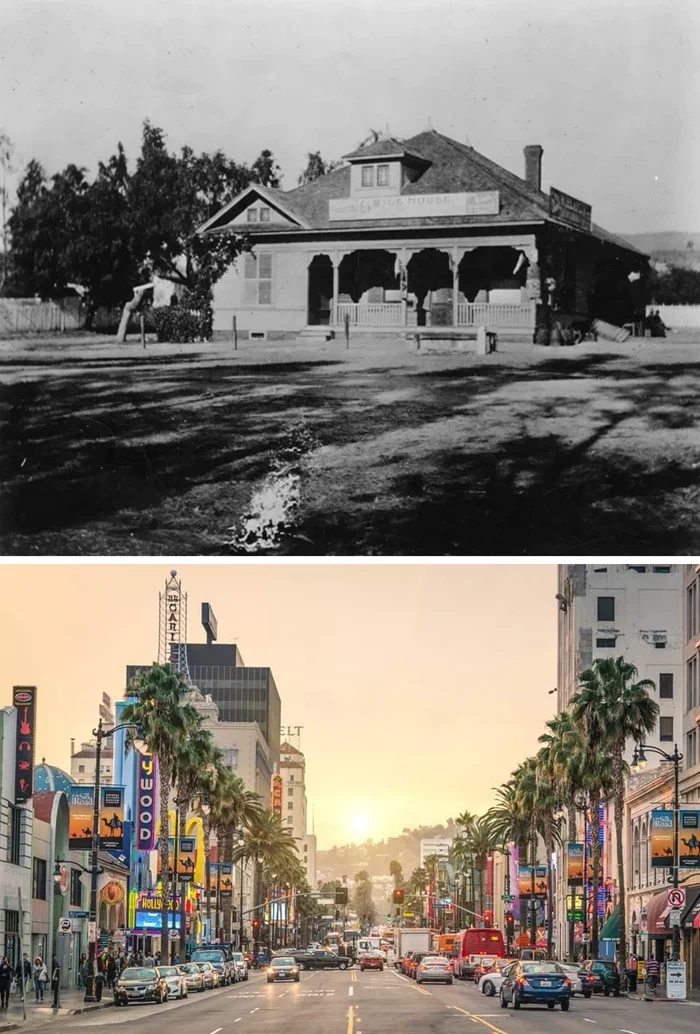 1857년, 미국 캘리포니아주의 지역에 형성된 마을에서 가장 큰 목장의 이름이었던 '할리우드 목장'이 훗날 세계 영화산업의 중심지를 부르는 명칭의 기원이 되었다. 11