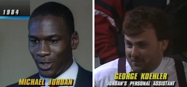 NBA의 전설 마이클 조던(Michael Jordan)이 가난한 신인이었던 시절에 급하게 경기장에 가야 해서 발을 동동 구르고 있었다. 35