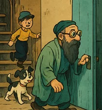 복남이의 모험 - 출발편 (3) / 어린이신문 1945.12.15. 대머리 박사: 나는 이 숲 속 연구실에 숨어서 해외의 동지들과 연락하며 조선독립에 힘써왔소. 대머리 박사: 여기가 내 비밀 연구실이오. 대머리 박사: 이것은 세계의 어떤 나라와도 통신할 수 있는 무선전신이오. 쾅쾅!! 쾅! 앗!! 앗!! (장치 위에 올라간 바둑이) 대머리 박사: 어이구 그 위에 앉으면 안 돼! 대머리 박사: 이 단추를 누르면 아까 복남군을 놀라게 한 총소리가 저절로 나며 설설이가 쫓아가게 되어있소. 대머리 박사: 저 텔레비전 화면을 보시오. 설설이가 보이지 않소. 총소리를 찾아 헛수고를 하고 있소. 5